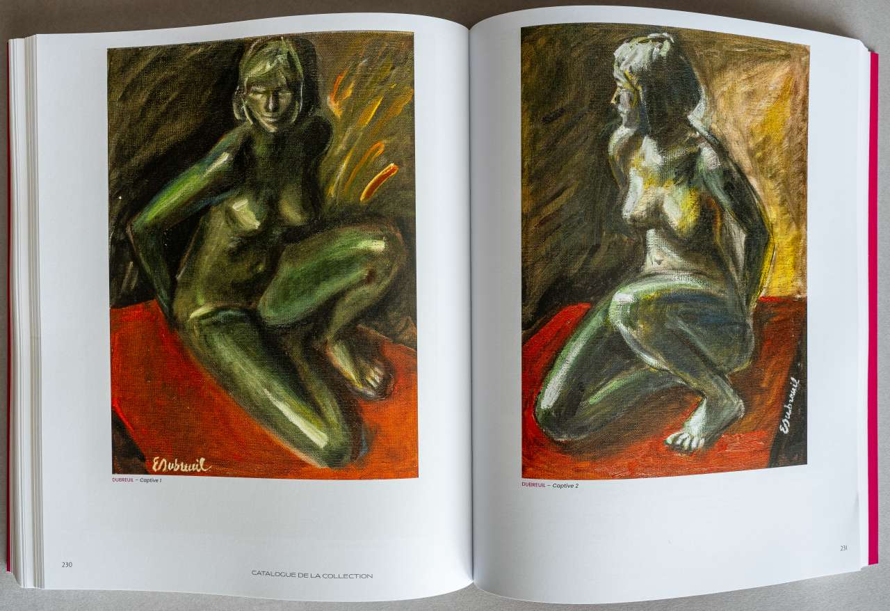 Deux études de nues par Eugénie Dubreuil